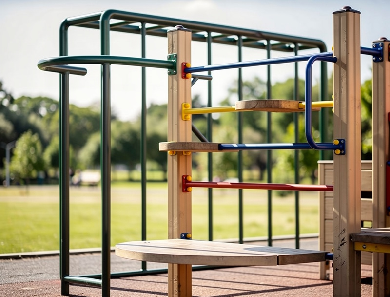 Kletterbrücke Spielplatzprüfung München